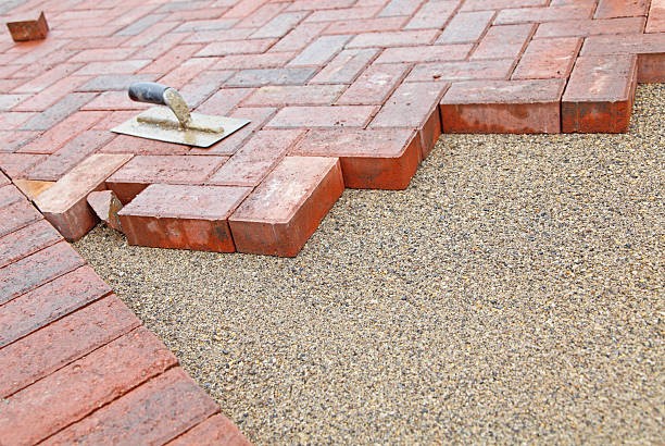 Residential Paver Driveway in Brass Castle, NJ